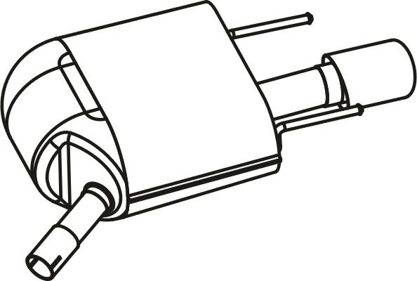 Fenno P43046 - Глушитель выхлопных газов, конечный autosila-amz.com