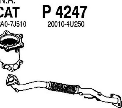 Fenno P4247 - Труба выхлопного газа autosila-amz.com