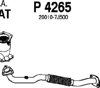 Fenno P4265 - Труба выхлопного газа autosila-amz.com