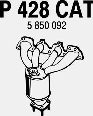 Fenno P428CAT - Катализатор autosila-amz.com