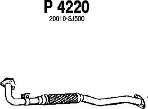 Fenno P4220 - Труба выхлопного газа autosila-amz.com