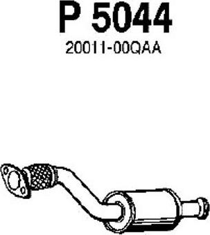 Fenno P5044 - Предглушитель выхлопных газов autosila-amz.com