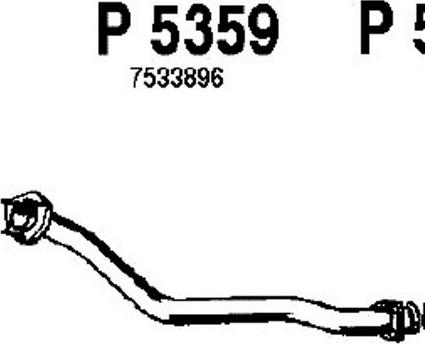 Fenno P5359 - Труба выхлопного газа autosila-amz.com