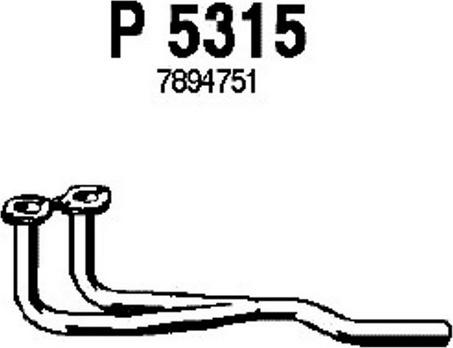 Fenno P5315 - Труба выхлопного газа autosila-amz.com