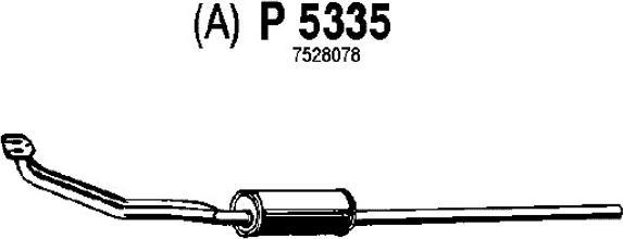 Fenno P5335 - Предглушитель выхлопных газов autosila-amz.com