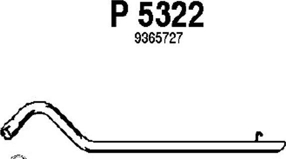 Fenno P5322 - Труба выхлопного газа autosila-amz.com