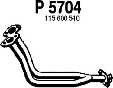 Fenno P5704 - Труба выхлопного газа autosila-amz.com