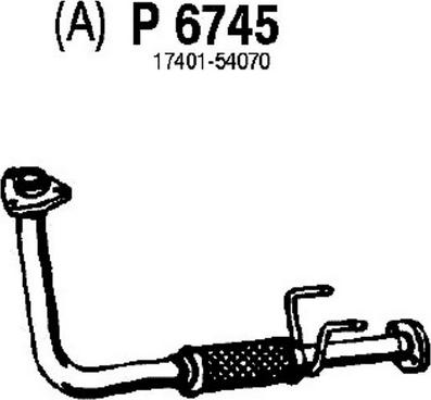 Fenno P6745 - Труба выхлопного газа autosila-amz.com