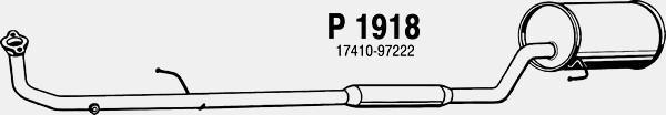 Fenno P1918 - Средний глушитель выхлопных газов autosila-amz.com