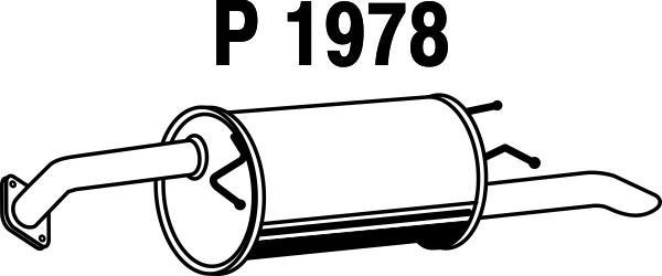 Fenno P1978 - Глушитель выхлопных газов, конечный autosila-amz.com