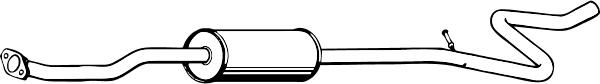 Fenno P1899 - Средний глушитель выхлопных газов autosila-amz.com