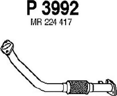Fenno P3992 - Труба выхлопного газа autosila-amz.com
