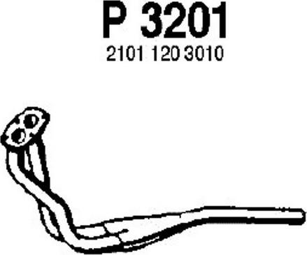 Fenno P3201 - Труба выхлопного газа autosila-amz.com