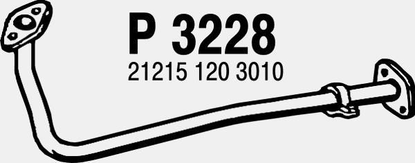 Fenno P3228 - Труба выхлопного газа autosila-amz.com