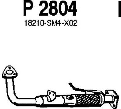 Fenno P2804 - Труба выхлопного газа autosila-amz.com