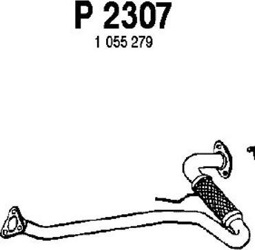 Fenno P2307 - Труба выхлопного газа autosila-amz.com