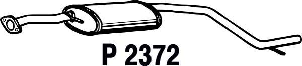 Fenno P2372 - Средний глушитель выхлопных газов autosila-amz.com