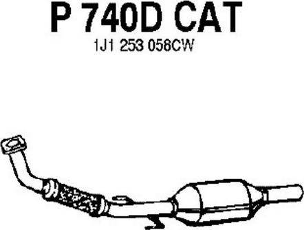 Fenno P740DCAT - Катализатор autosila-amz.com