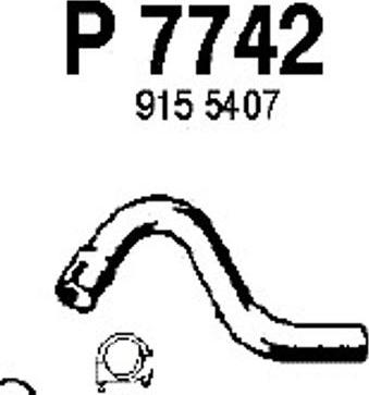 Fenno P7742 - Труба выхлопного газа autosila-amz.com