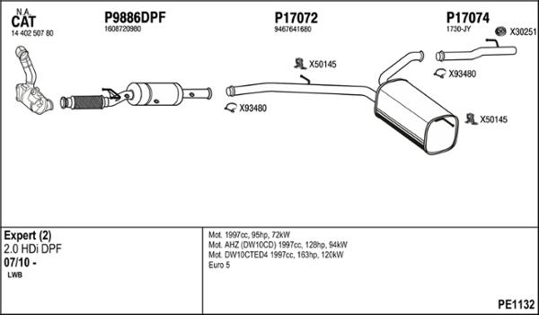 Fenno PE1132 - Система выпуска ОГ autosila-amz.com