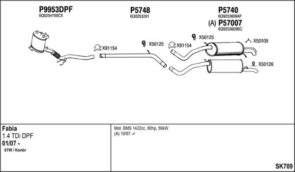 Fenno SK709 - Система выпуска ОГ autosila-amz.com