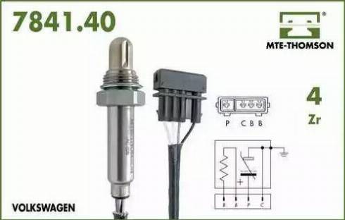 Fenno XL7841.40.058 - Лямбда-зонд, датчик кислорода autosila-amz.com