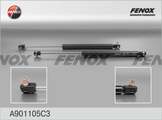 Fenox A901105C3 - Газовый упор ВАЗ-2112, 2172 Приора хэтч. (багаж.) усил. Fenox A901105 C3, шт autosila-amz.com