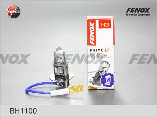 Fenox BH1100 - Лампа галогеновая головного света H3 PK22s 3150K PRIME.LT 12V 55W картон 1шт autosila-amz.com