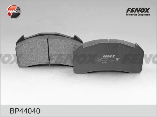 Fenox BP44040 - Тормозные колодки, дисковые, комплект autosila-amz.com