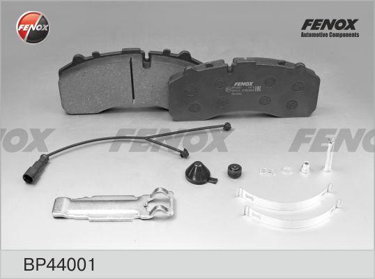 Fenox BP44001 - Тормозные колодки, дисковые, комплект autosila-amz.com
