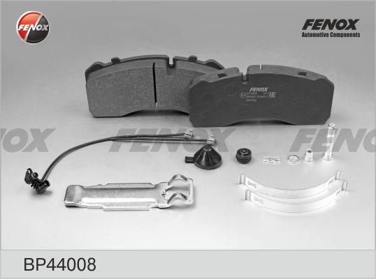 Fenox BP44008 - Тормозные колодки, дисковые, комплект autosila-amz.com