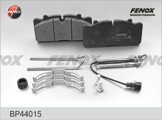 Fenox BP44015 - Тормозные колодки, дисковые, комплект autosila-amz.com