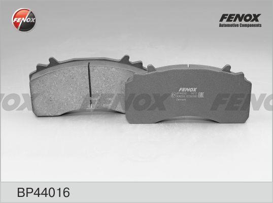 Fenox BP44016 - Тормозные колодки, дисковые, комплект autosila-amz.com