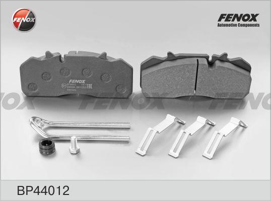 Fenox BP44012 - Тормозные колодки, дисковые, комплект autosila-amz.com