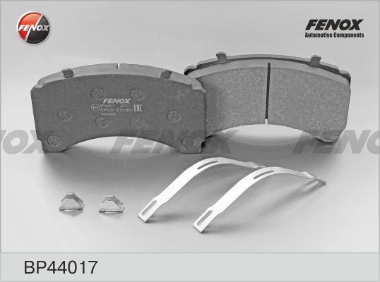 Fenox BP44017 - Тормозные колодки, дисковые, комплект autosila-amz.com