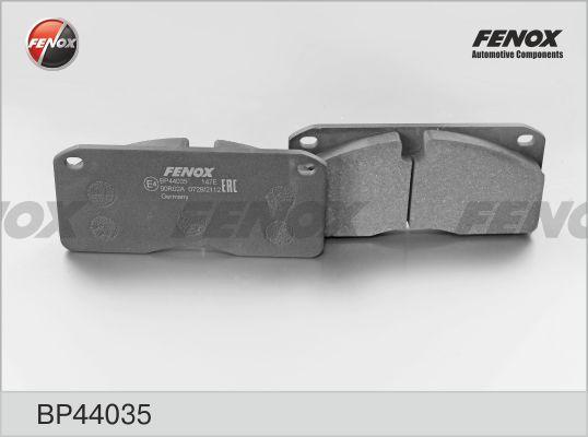 Fenox BP44035 - Тормозные колодки, дисковые, комплект autosila-amz.com