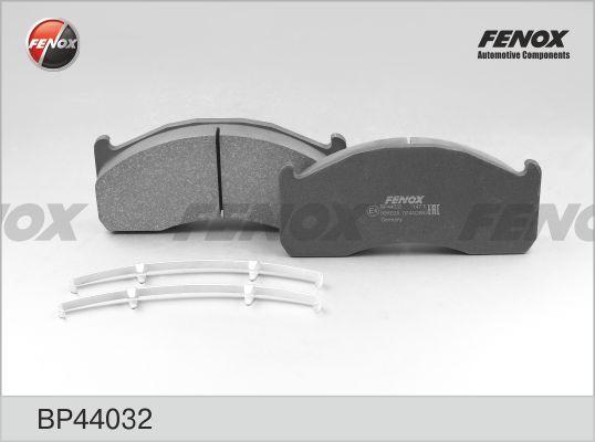 Fenox BP44032 - Тормозные колодки, дисковые, комплект autosila-amz.com