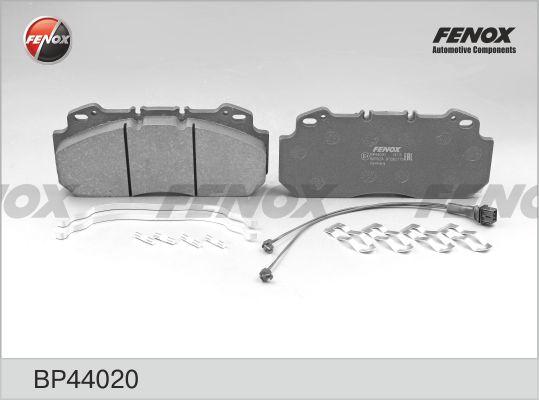 Fenox BP44020 - Тормозные колодки, дисковые, комплект autosila-amz.com