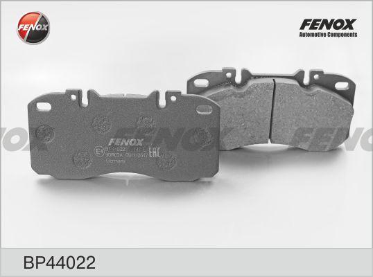 Fenox BP44022 - Тормозные колодки, дисковые, комплект autosila-amz.com