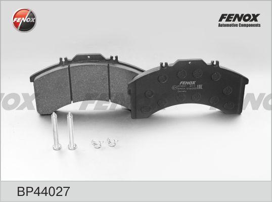 Fenox BP44027 - Тормозные колодки, дисковые, комплект autosila-amz.com