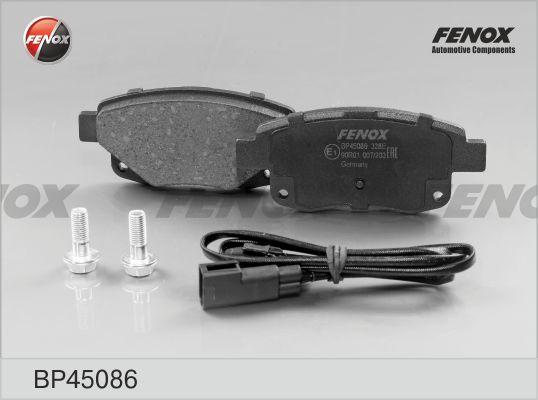 Fenox BP45086 - Тормозные колодки, дисковые, комплект autosila-amz.com
