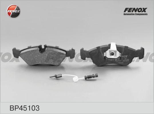 Fenox BP45103 - Тормозные колодки, дисковые, комплект autosila-amz.com