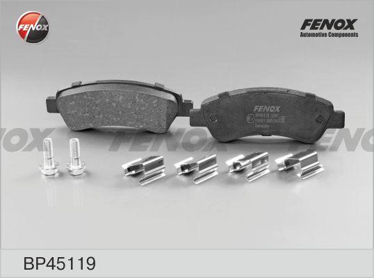 Fenox BP45119 - Тормозные колодки, дисковые, комплект autosila-amz.com