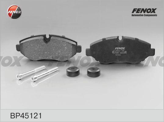 Fenox BP45121 - Колодки тормозные MB/VW SPRINTER/VIANO/VITO/CRAFTER 03- перед. (улучшенная тормозная смесь. расширен autosila-amz.com