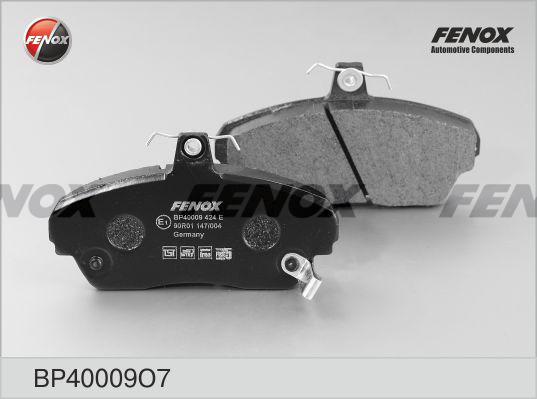 Fenox BP40009O7 - Тормозные колодки, дисковые, комплект autosila-amz.com