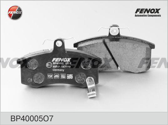 Fenox BP40005O7 - Тормозные колодки, дисковые, комплект autosila-amz.com