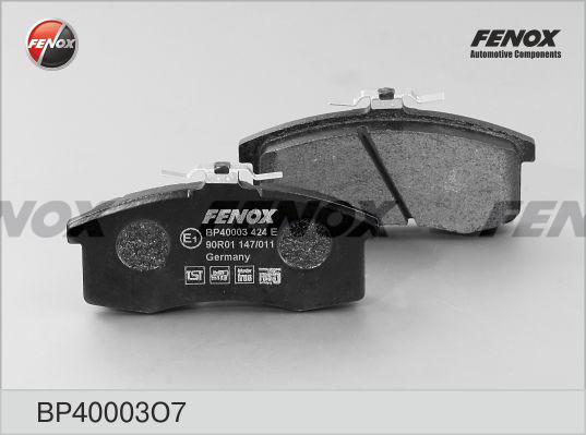 Fenox BP40003O7 - Тормозные колодки, дисковые, комплект autosila-amz.com