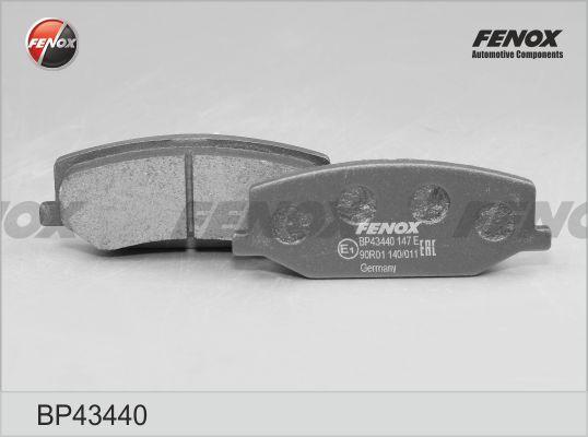 Fenox BP43440 - Тормозные колодки, дисковые, комплект autosila-amz.com