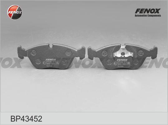 Fenox BP43452 - Тормозные колодки, дисковые, комплект autosila-amz.com