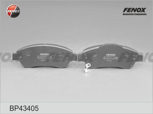 Fenox BP43405 - Тормозные колодки, дисковые, комплект autosila-amz.com